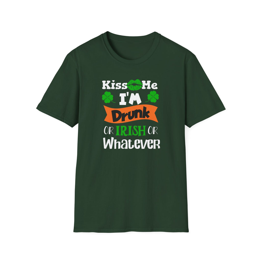 Kiss Me I'm Drunk - Unisex Softstyle T-Shirt