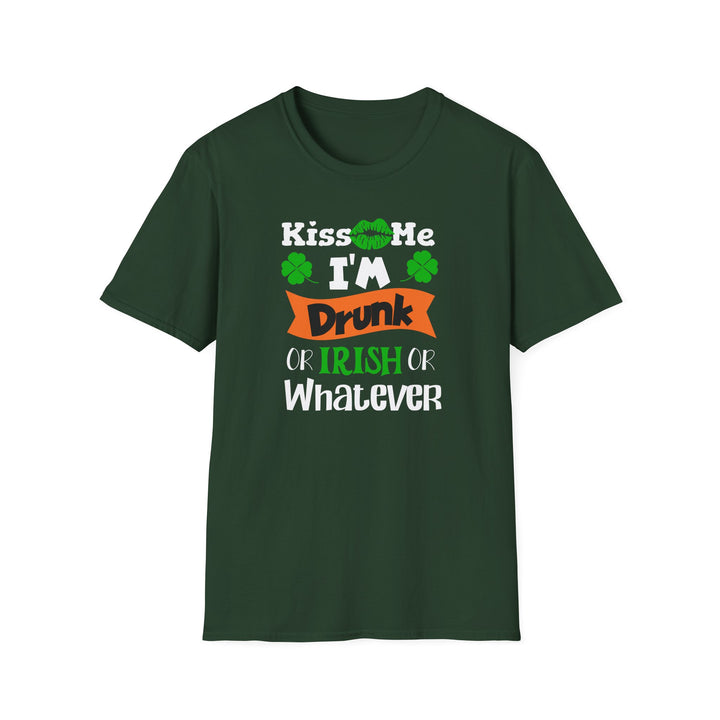 Kiss Me I'm Drunk - Unisex Softstyle T-Shirt