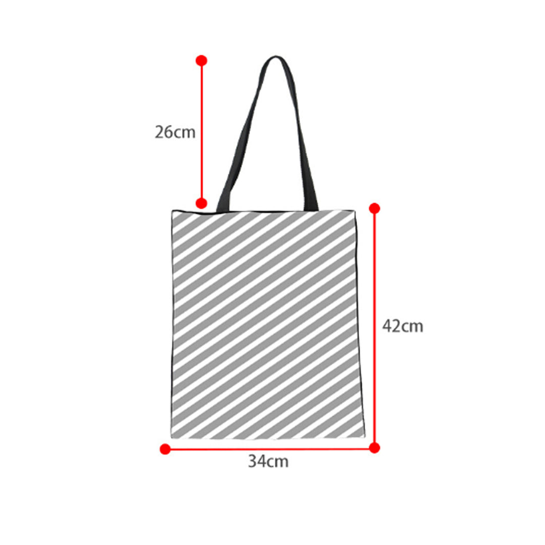 Happy Hallowen - Double-Sided Printed Canvas Bag