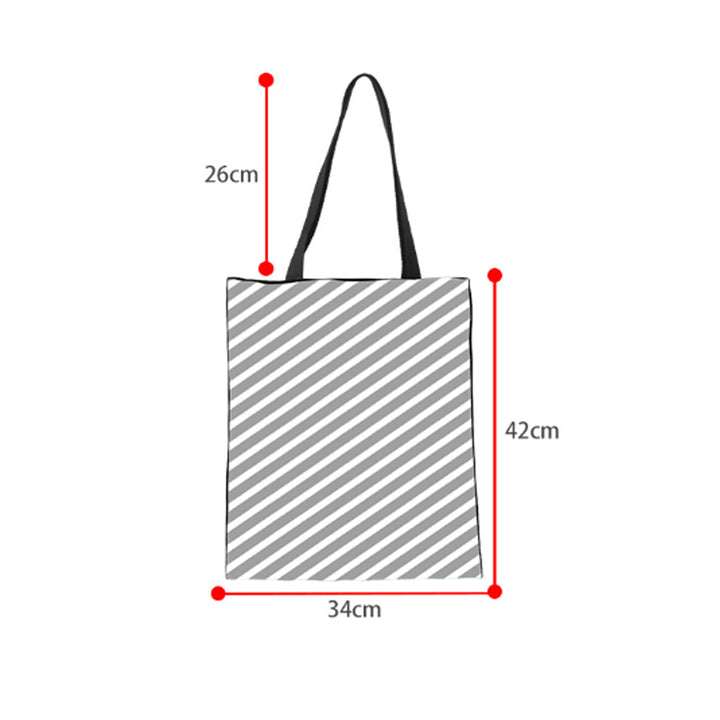 Happy Hallowen - Double-Sided Printed Canvas Bag