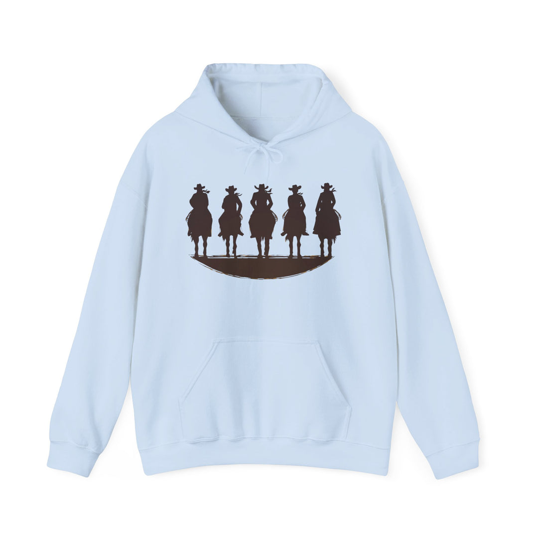 Cowboy Silhouette - Unisex Heavy Blend™ Hooded Sweatshirt