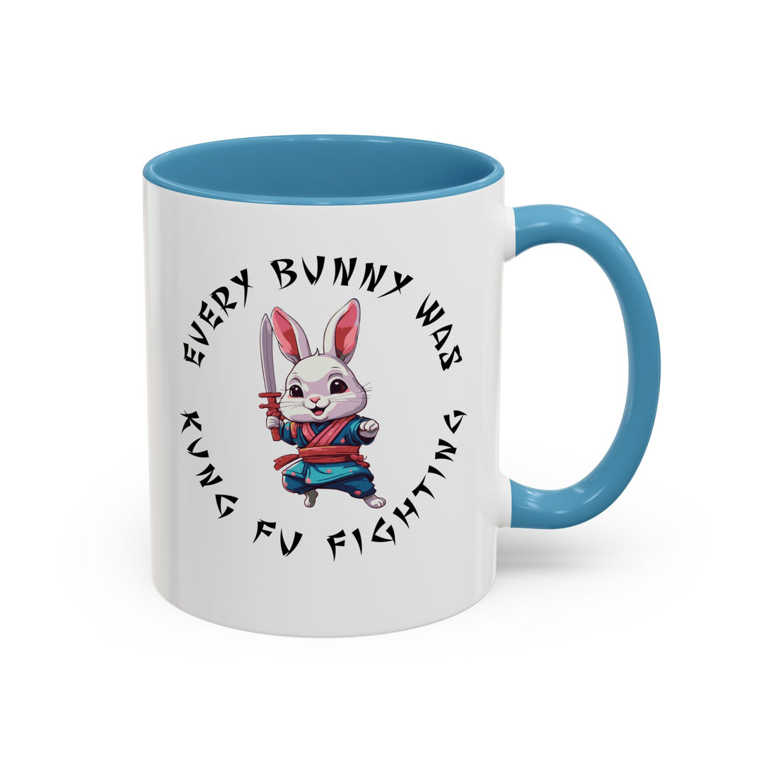 Kung Fu Fighting - Accent Coffee Mug (11, 15oz)