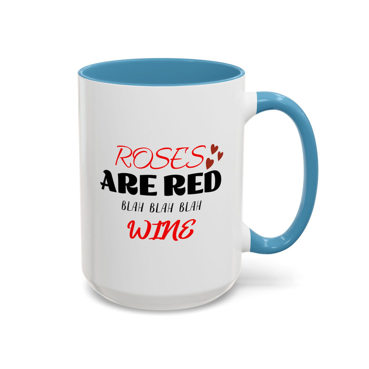 Blah Blah Blah Wine - Accent Coffee Mug (11, 15oz)