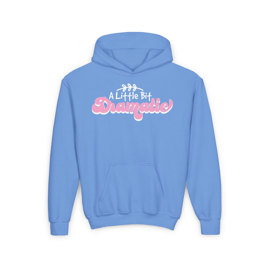 Little Bit Dramatic - Youth Heavy Blend Hooded Sweatshirt