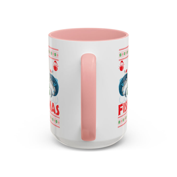 Merry Fishmas - Accent Coffee Mug (11, 15oz)