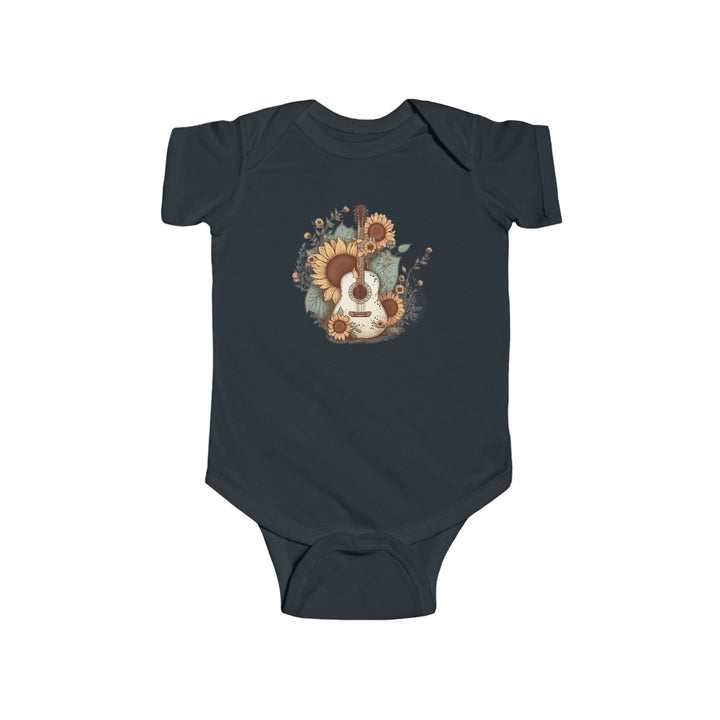 Sunflower Guitar - Infant Fine Jersey Bodysuit