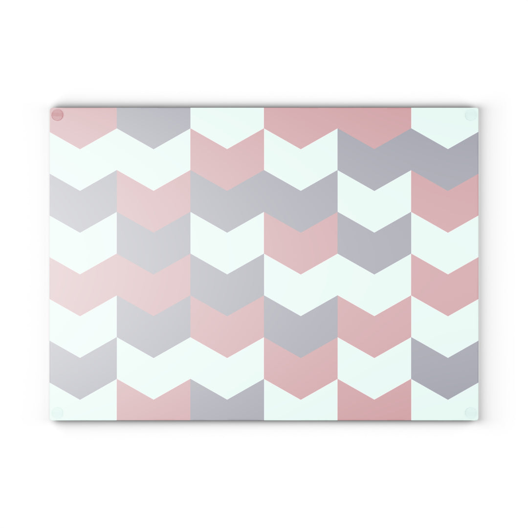 Patriotic Abstract - Glass Cutting Board