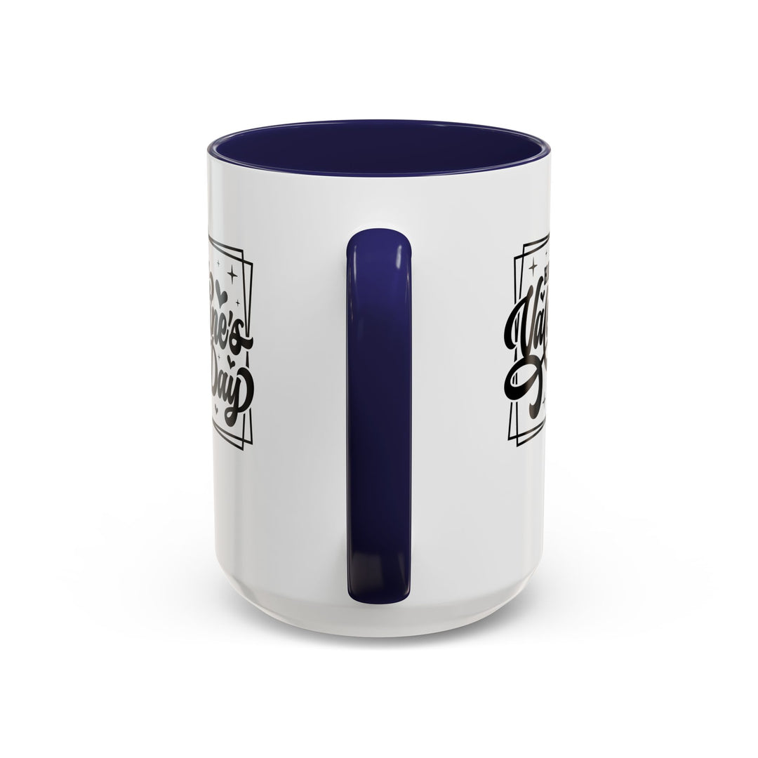 Happy Valentine's Day W/Hearts - Accent Coffee Mug (11, 15oz)