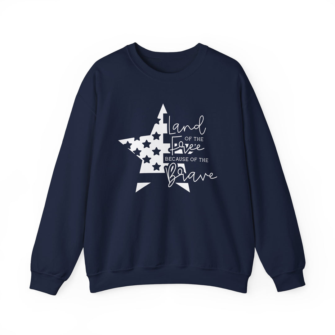 Land Of The Free - Unisex Heavy Blend™ Crewneck Sweatshirt
