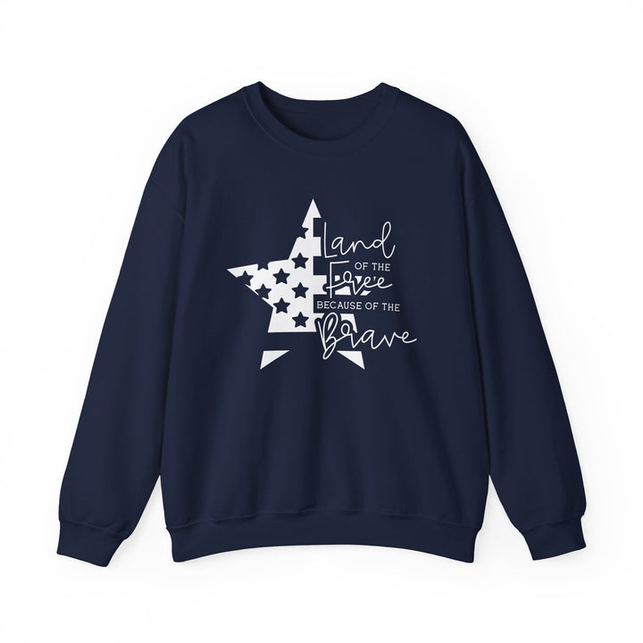 Land Of The Free - Unisex Heavy Blend™ Crewneck Sweatshirt