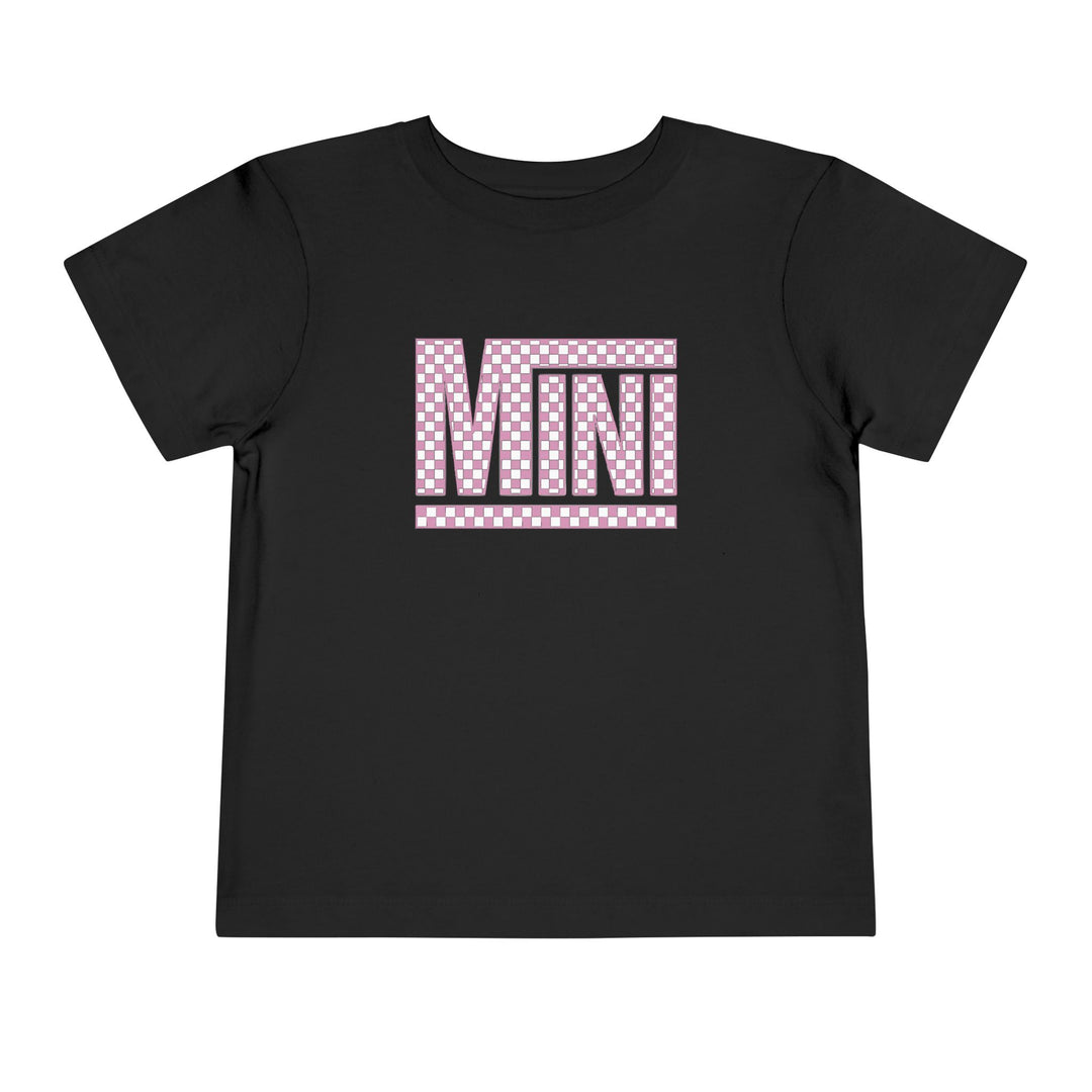 Pink Check Mini - Toddler Short Sleeve Tee