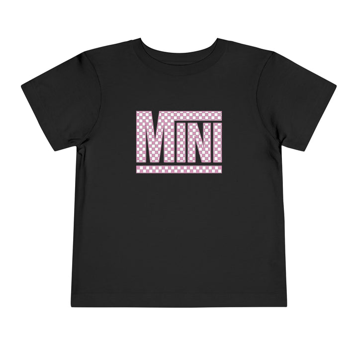 Pink Check Mini - Toddler Short Sleeve Tee