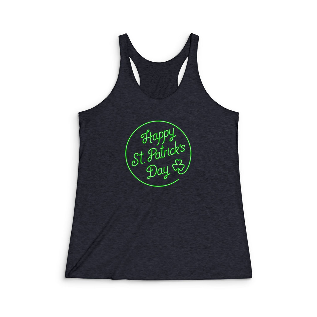 Neon Sign - Women's Tri-Blend Racerback Tank