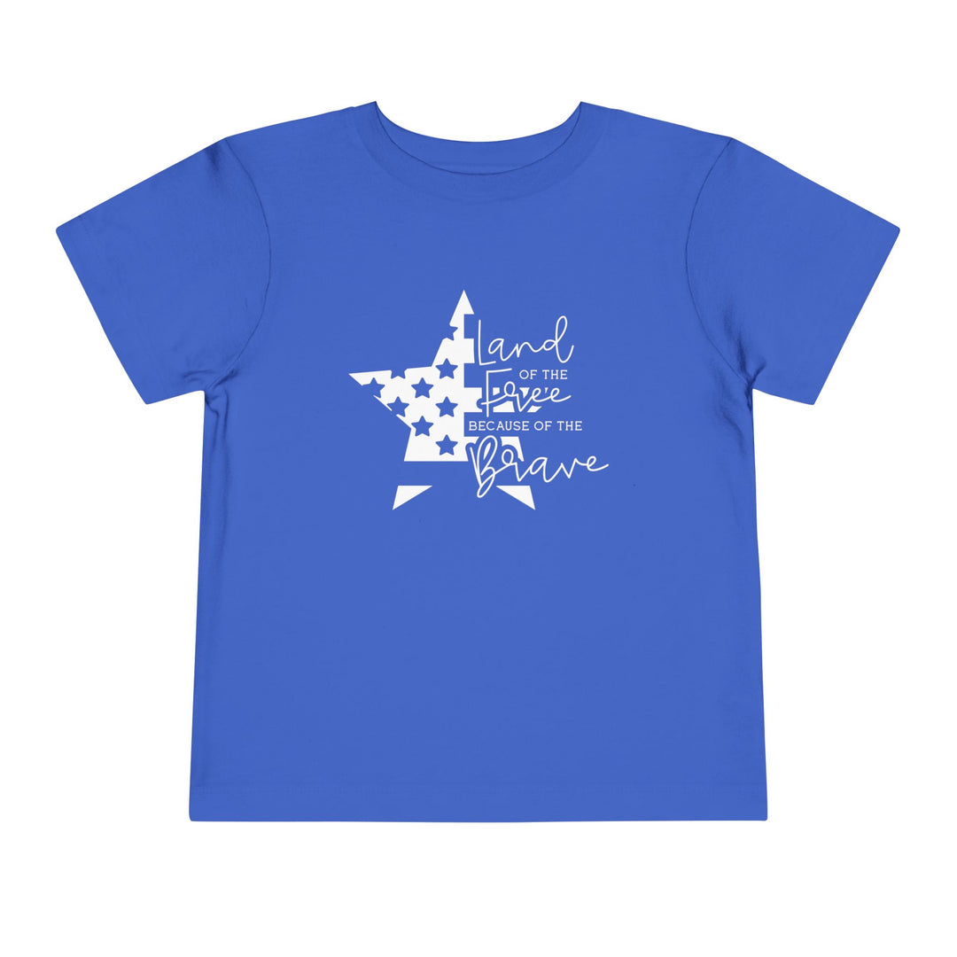 Land Of The Free - Toddler Short Sleeve Tee