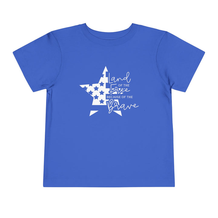 Land Of The Free - Toddler Short Sleeve Tee