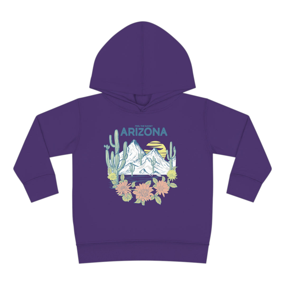 Feel The Sunset Arizona - Toddler Pullover Fleece Hoodie