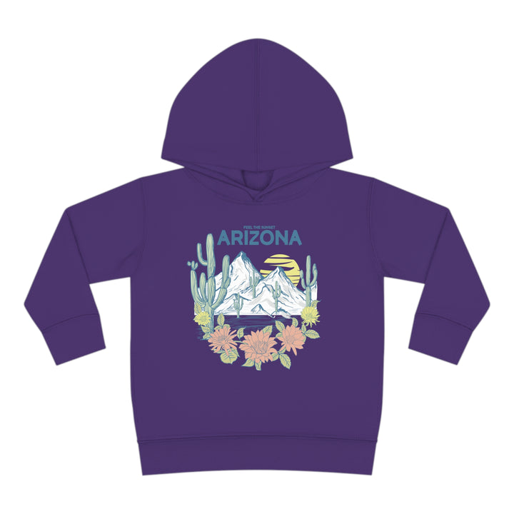 Feel The Sunset Arizona - Toddler Pullover Fleece Hoodie