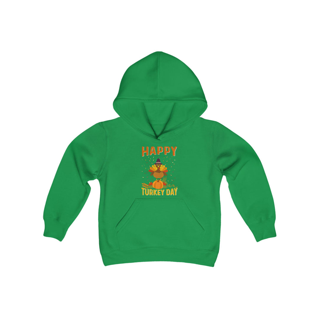Happy Turkey Day - Youth Heavy Blend Hooded Sweatshirt
