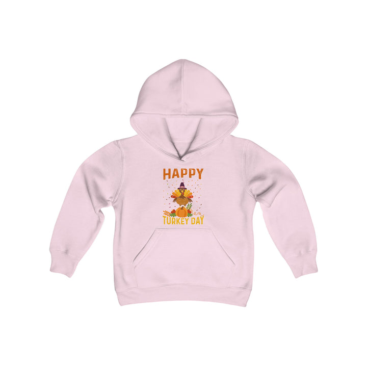 Happy Turkey Day - Youth Heavy Blend Hooded Sweatshirt