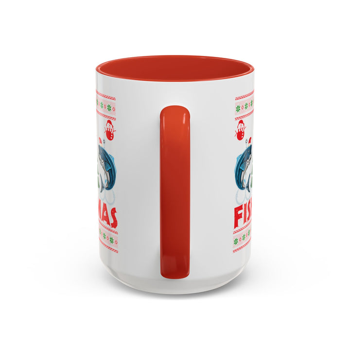 Merry Fishmas - Accent Coffee Mug (11, 15oz)