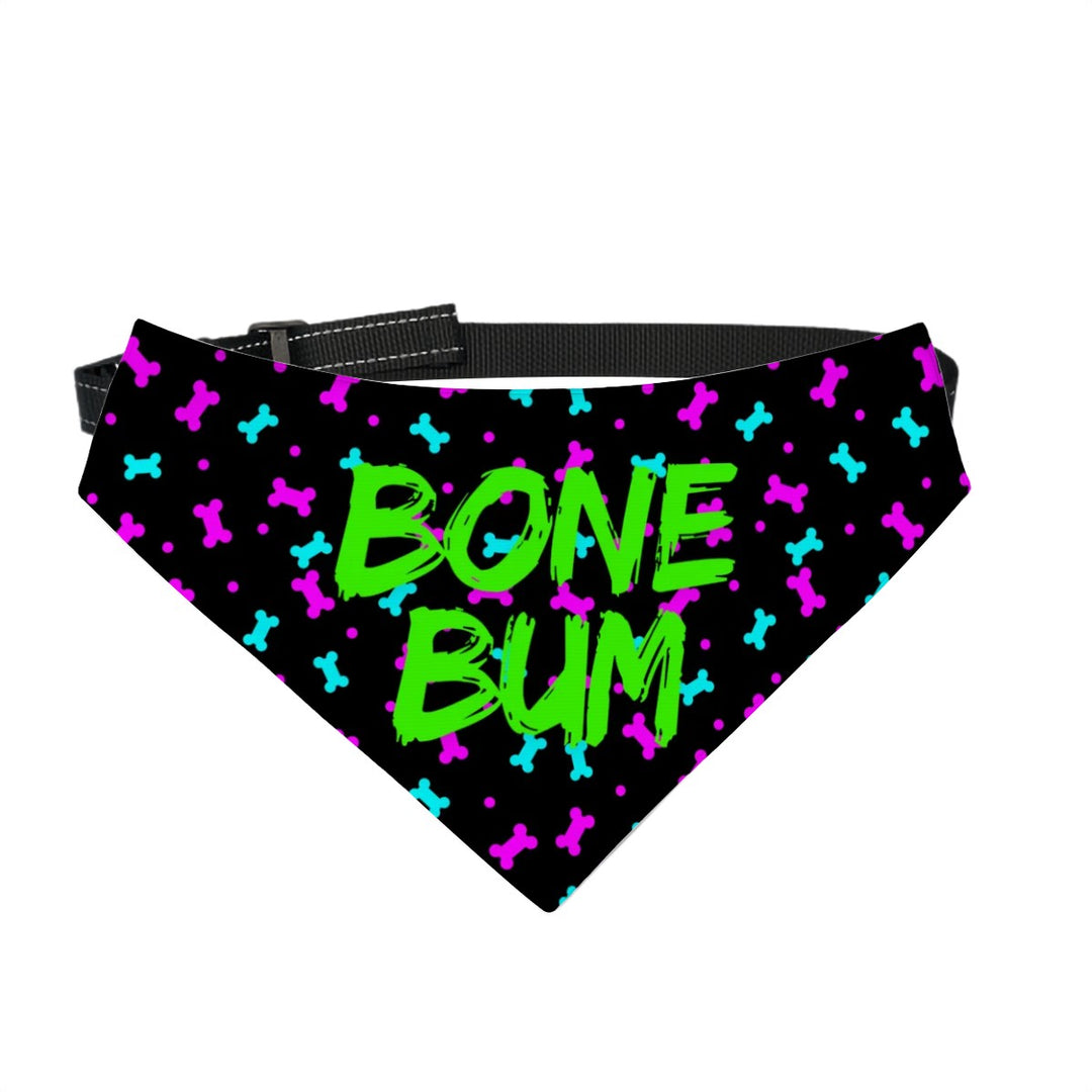 Bone Bum - Dog Bandanas Double Sided with Buckle