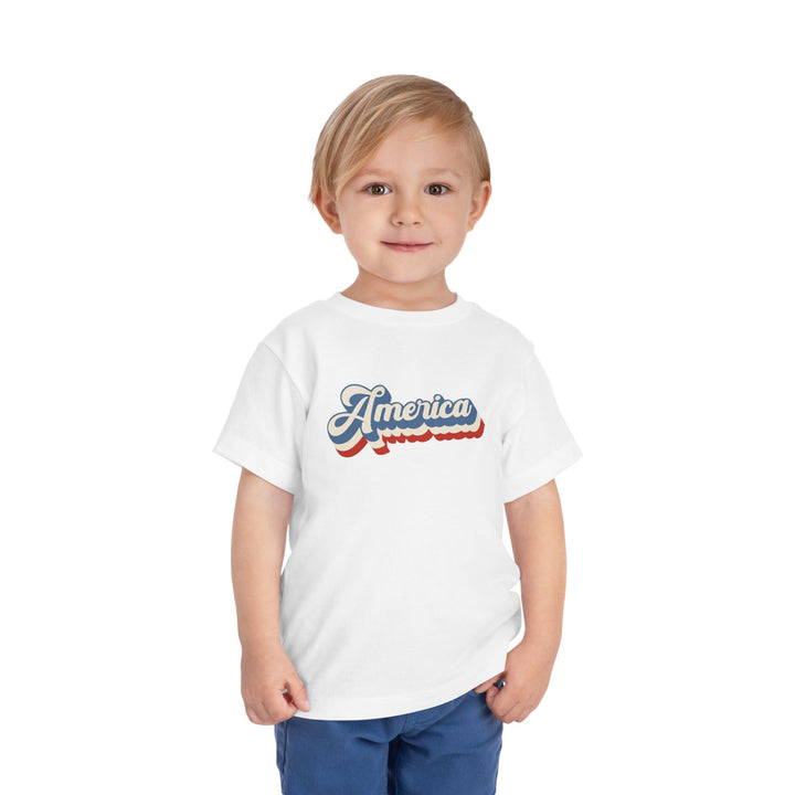 Retro America - Toddler Short Sleeve Tee