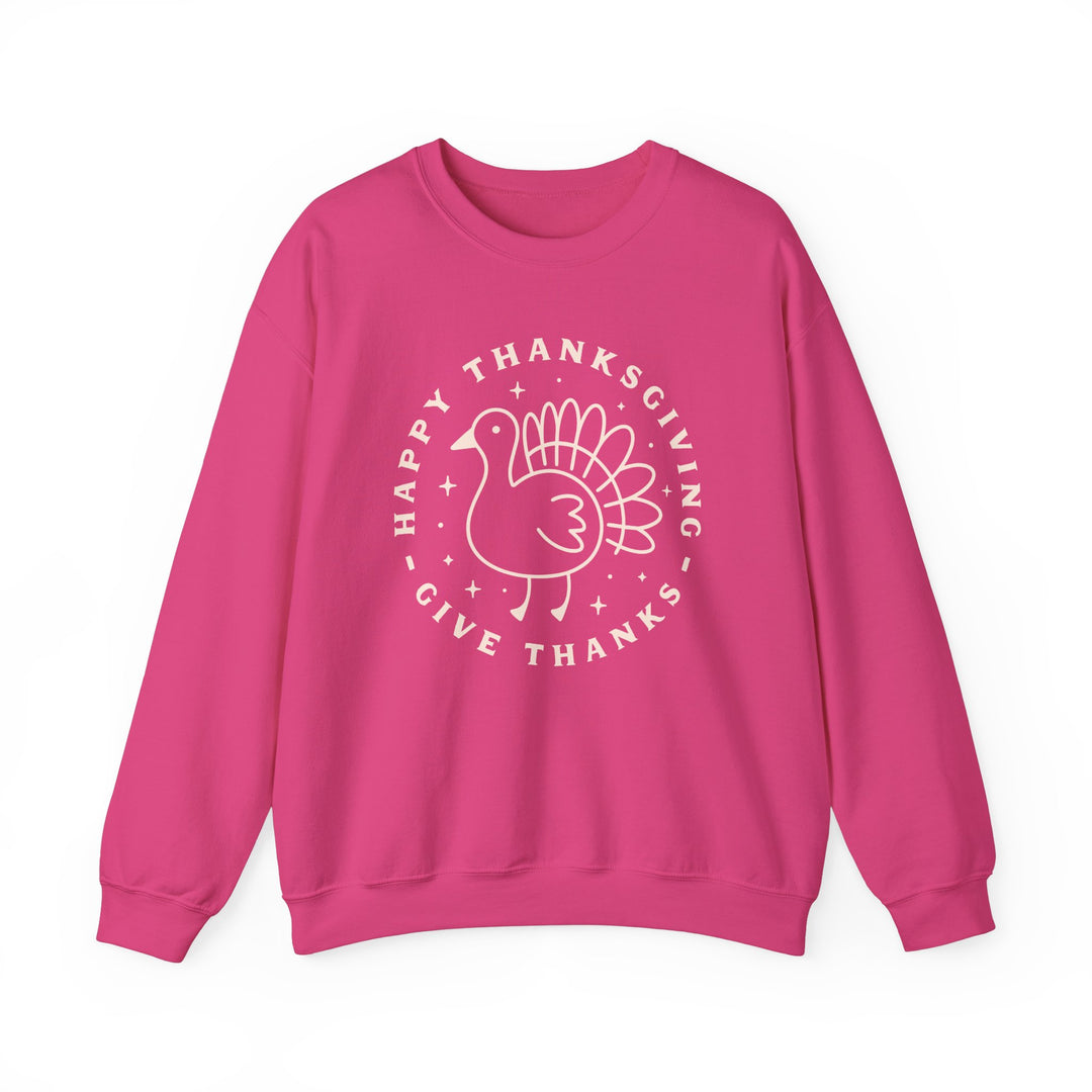 Happy Thanksgiving~Give Thanks - Unisex Heavy Blend™ Crewneck Sweatshirt