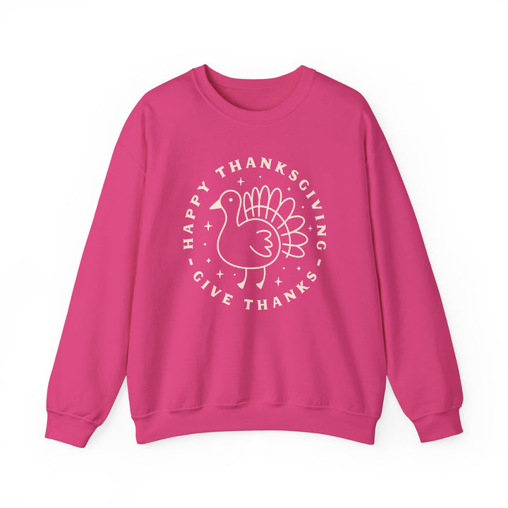 Happy Thanksgiving~Give Thanks - Unisex Heavy Blend™ Crewneck Sweatshirt