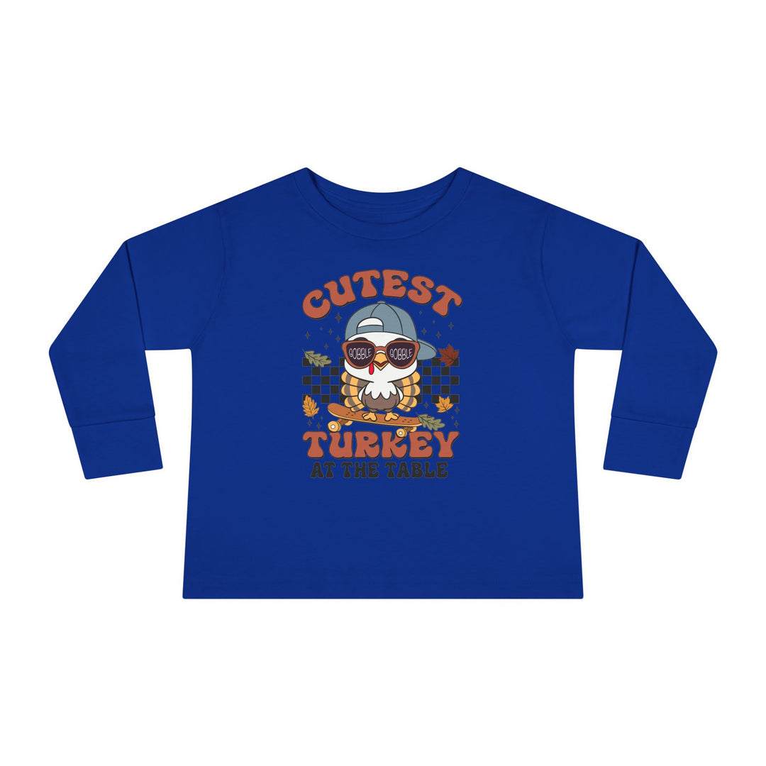 Cutest turkey Boys - Toddler Long Sleeve Tee