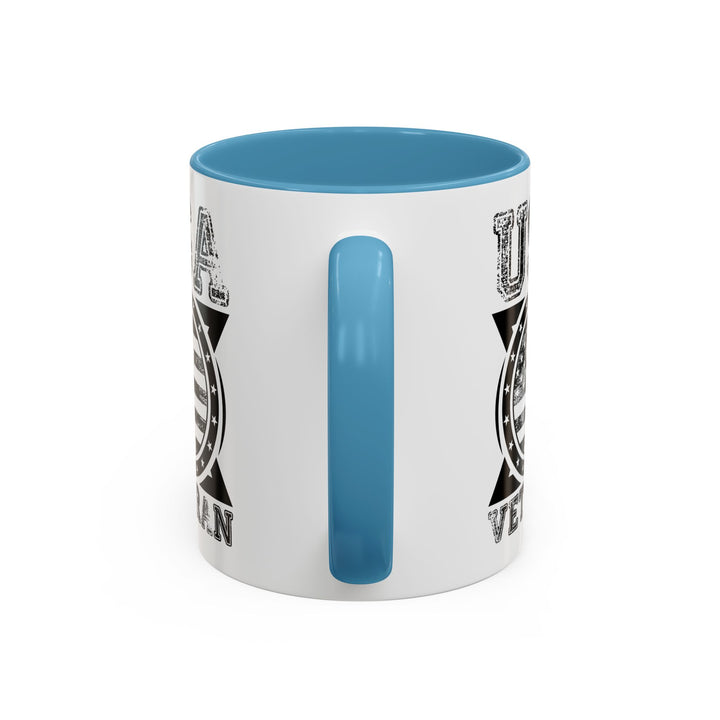 U.S.A. Veteran - Accent Coffee Mug (11, 15oz)