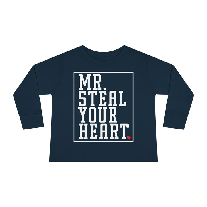 Mr. Steal Your Heart - Toddler Long Sleeve Tee