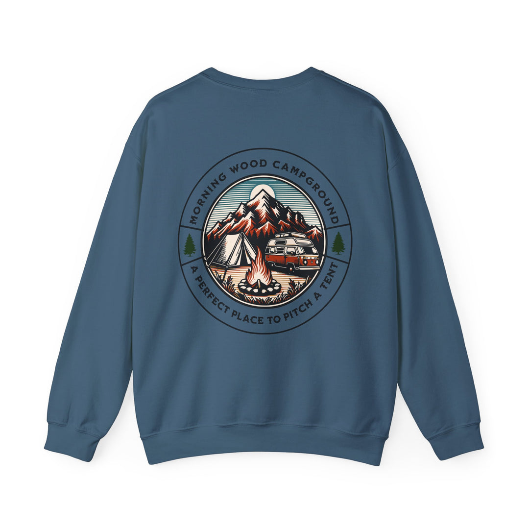 Morning Wood Campground - Unisex Heavy Blend™ Crewneck Sweatshirt