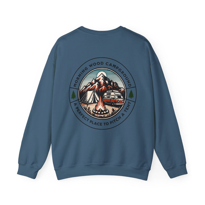 Morning Wood Campground - Unisex Heavy Blend™ Crewneck Sweatshirt