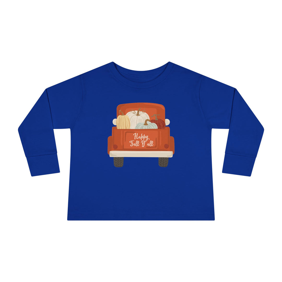 Happy Fall Y'All - Toddler Long Sleeve Tee