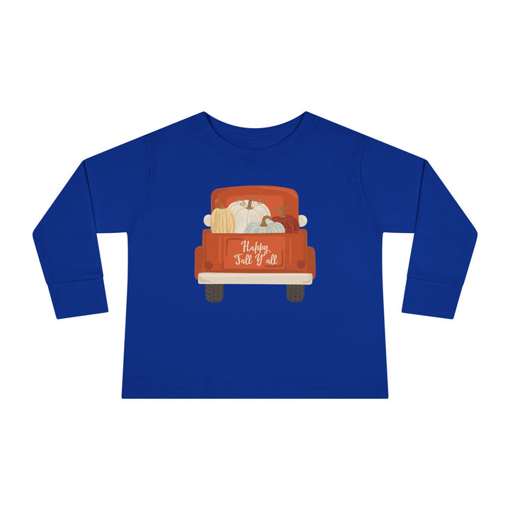 Happy Fall Y'All - Toddler Long Sleeve Tee