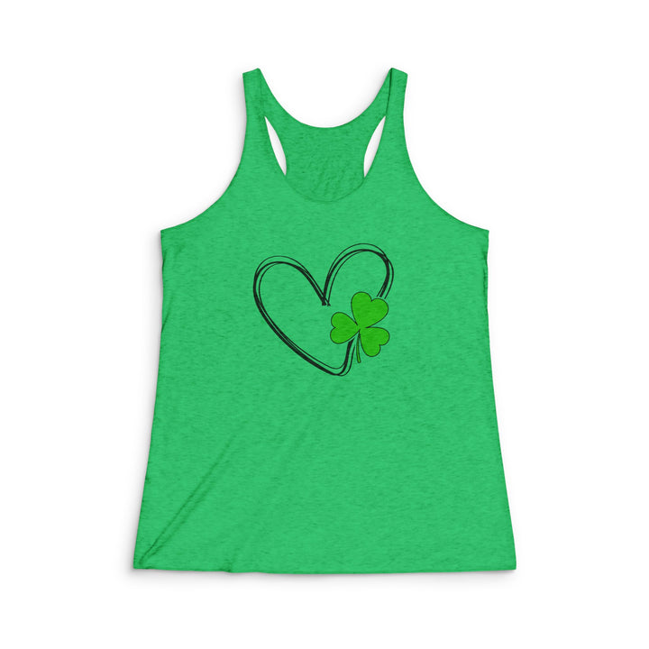 Heart & Clover - Women's Tri-Blend Racerback Tank