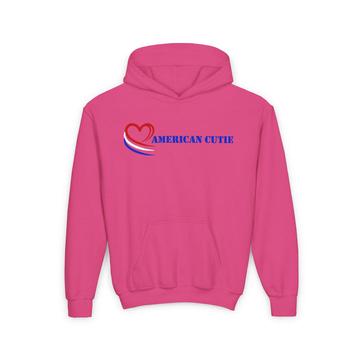 American Cutie - Youth Heavy Blend Hooded Sweatshirt