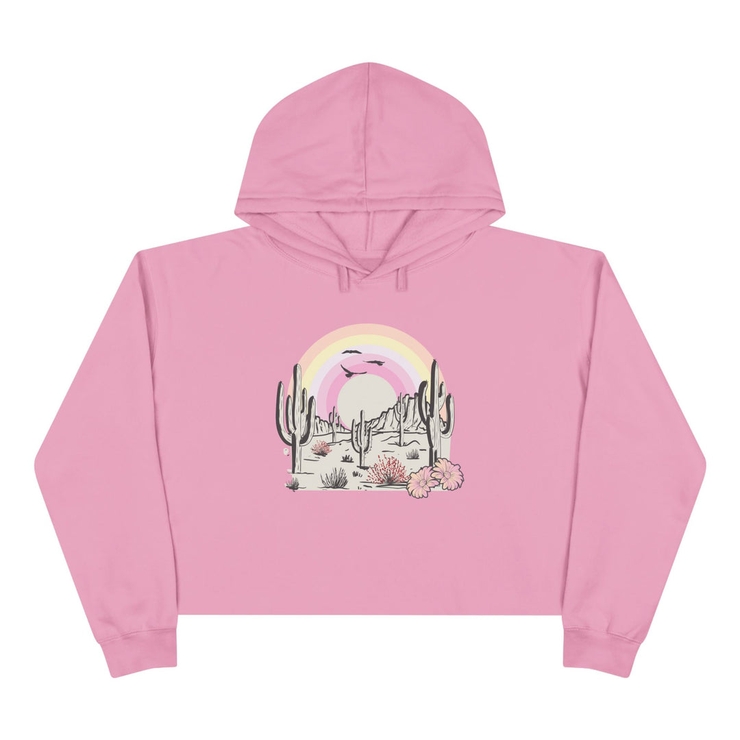Desert Rainbow - Crop Hoodie