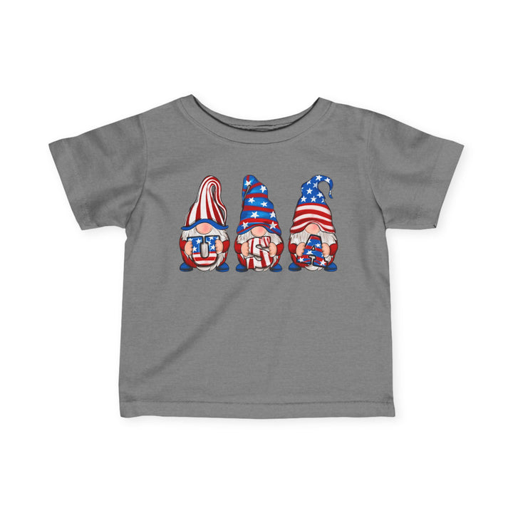 4th Of July Gnomes - Infant Fine Jersey Tee