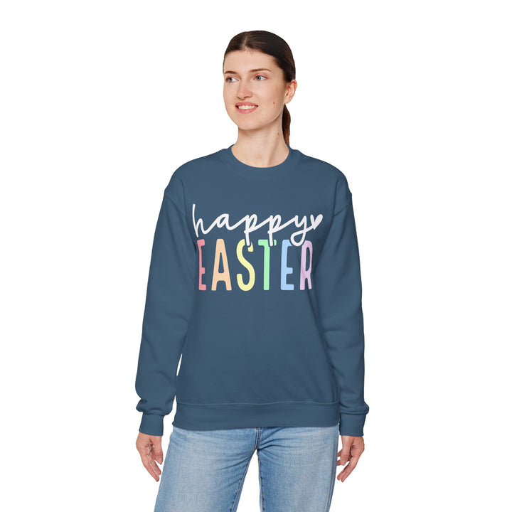 Pastel Happy Easter - Unisex Heavy Blend™ Crewneck Sweatshirt