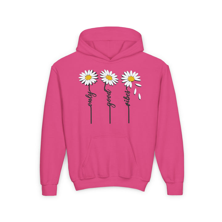 Only Good Vibes - Youth Heavy Blend Hooded Sweatshirt