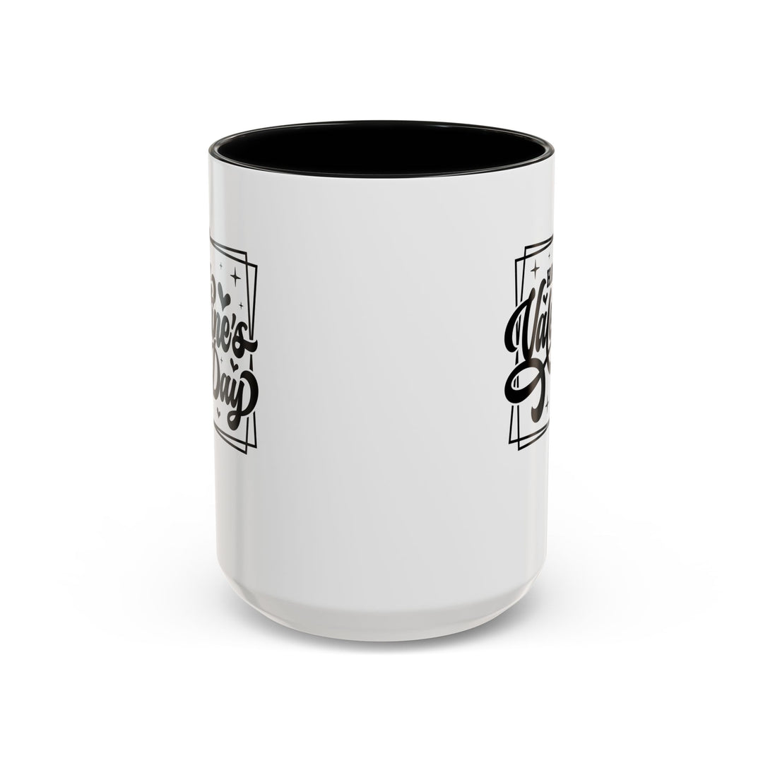 Happy Valentine's Day W/Hearts - Accent Coffee Mug (11, 15oz)