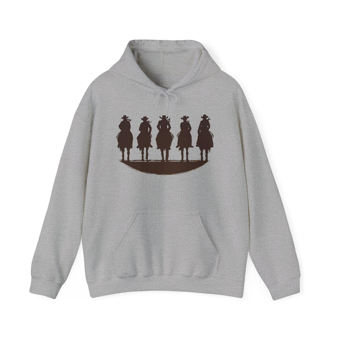 Cowboy Silhouette - Unisex Heavy Blend™ Hooded Sweatshirt