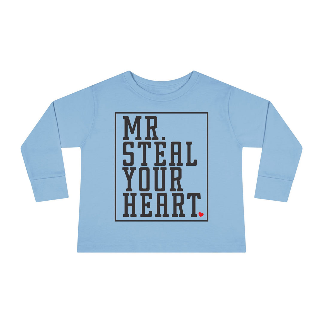 Mr. Steal Your Heart - Toddler Long Sleeve Tee