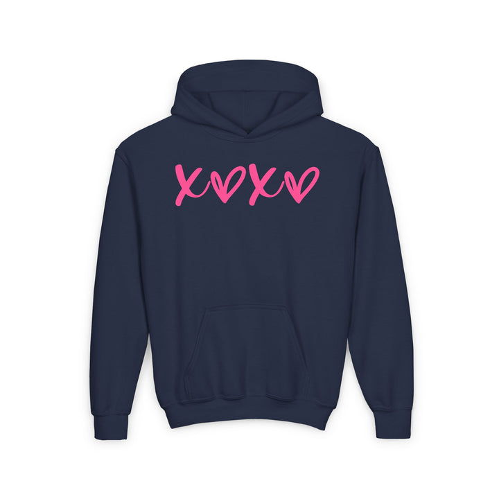 XOXO - Youth Heavy Blend Hooded Sweatshirt