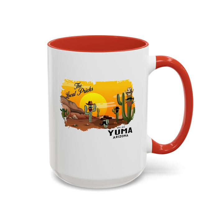 Local Pricks - Accent Coffee Mug (11, 15oz)