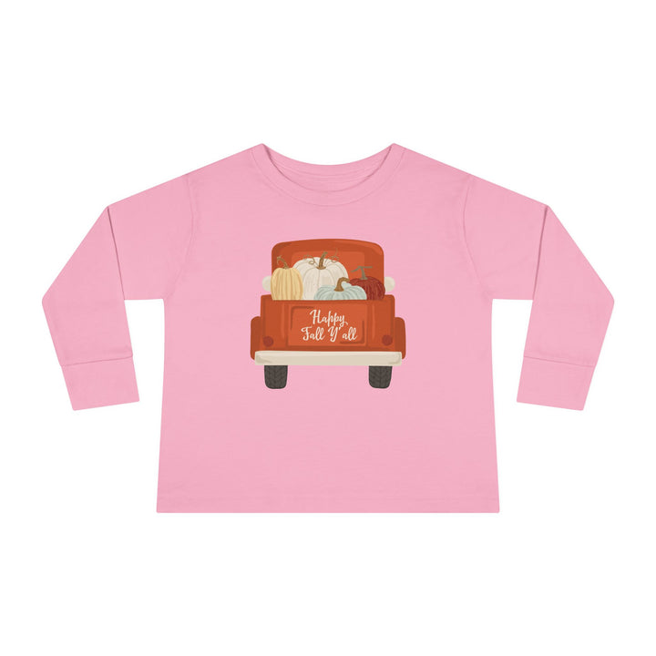Happy Fall Y'All - Toddler Long Sleeve Tee