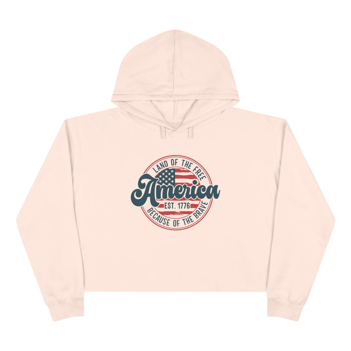 America 1776 - Crop Hoodie