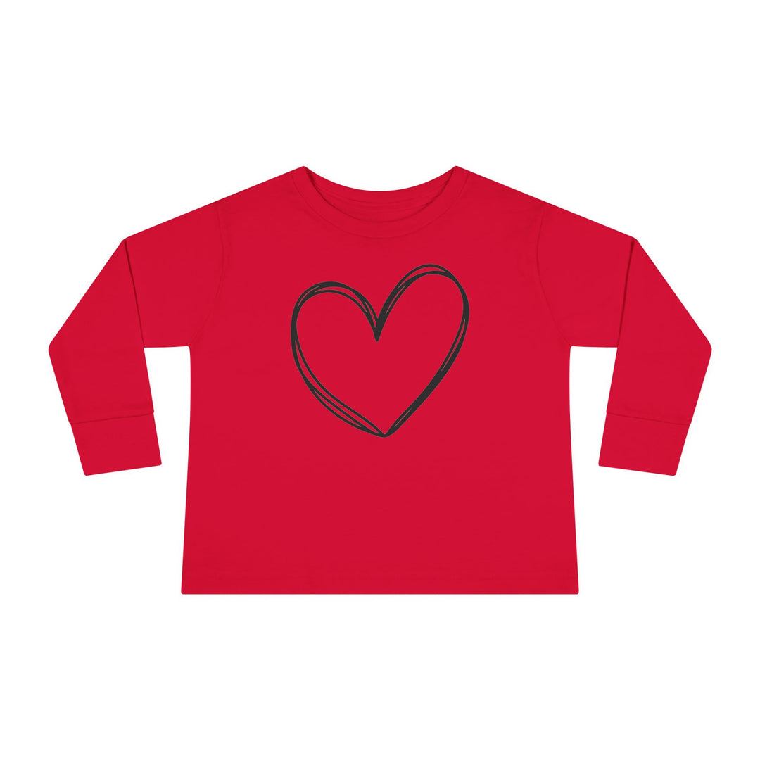Heart - Toddler Long Sleeve Tee