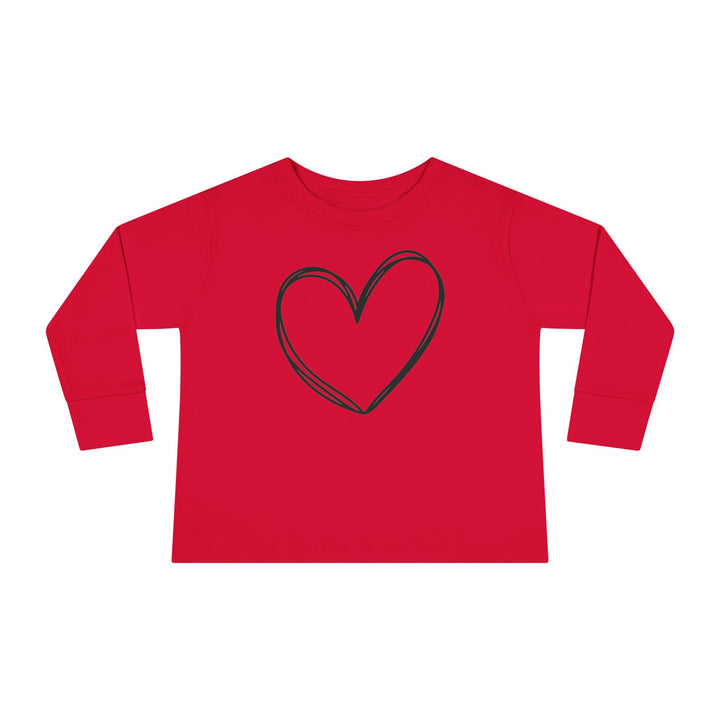 Heart - Toddler Long Sleeve Tee